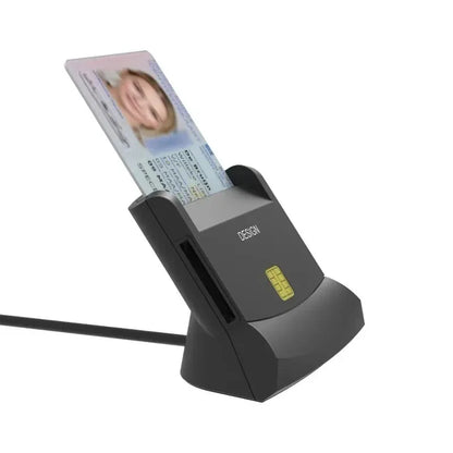 Lecteur de carte à puce USB 2.0 Wiisdatek 2024 Mémoire pour ID Bank EMV IC Chip Sma