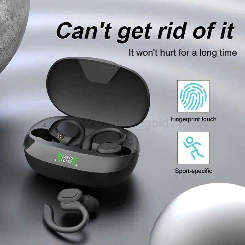 NewSHUKE Bluetooth Earbuds Wireless Earphones Sport EarHook Headset 9D Hifi