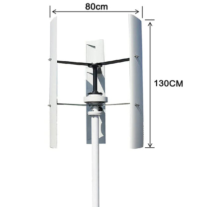 NewBeiGood 10KW 12V 24V 48V Vertical Axis Wind Power Turbine Generator Low