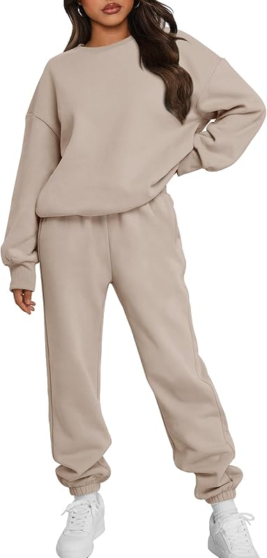 Sweatsuits Women 2 Piece Outfits Two Piece Crewneck Sweatshirts Sets Lounge Fall Sweatpants 2025 Tracksuits