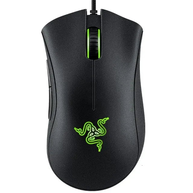 PCOriginal DeathAdder Essential Wired Gaming Mouse Mice 6400DPI Optical Sen