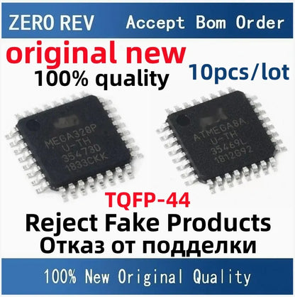 Nouveau 10 pièces 100% nouveau ATMEGA328P-AU MEGA328P AU-TH ATMEGA8A-AU ATMEGA8A U-TH TQ