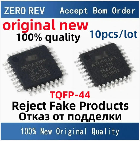 Nouveau10 pièces 100% nouveau ATMEGA328P-AU MEGA328P AU-TH ATMEGA8A-AU ATMEGA8A U-TH TQ