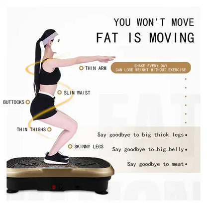 PC crazy fit vibrating plate massage Whole Body Vibration Plate exercise ma