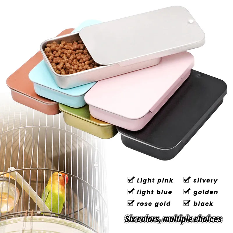 PC1 Pc Bird Feeding Handheld Feeder Mini Feeding Box Multiple Colors Bird T