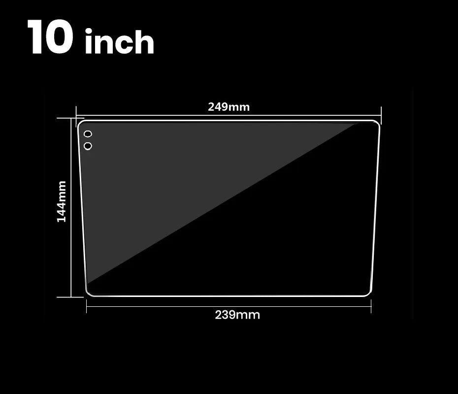 New Interior Accessories Junsun Car Radio Tempered Glass Film 9 And 10.1 In