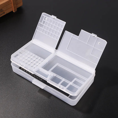 Newwholesale Double-Layer Cell Phone Component Storage Box Portable IC Chip