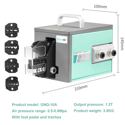 New Pneumatic Terminal Crimping Machine Pneumatic Aviation Pin Crimping Too