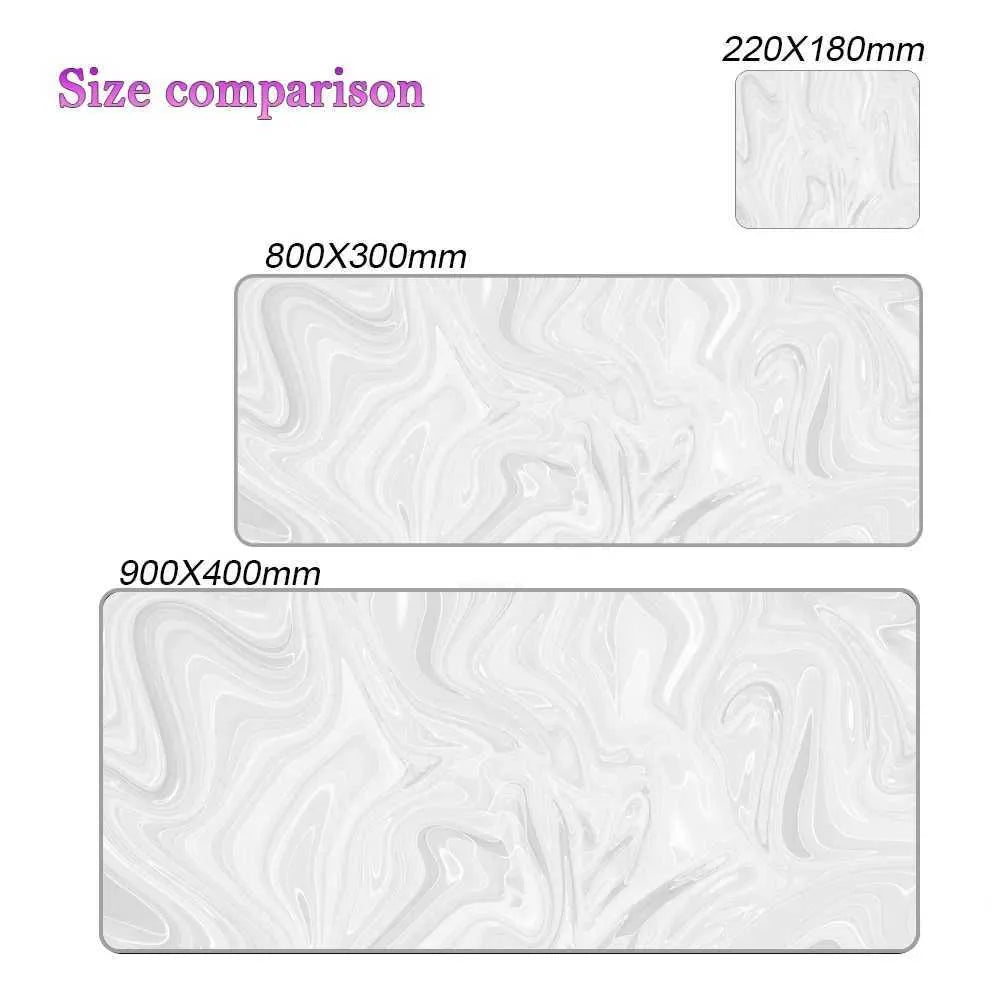 Tapis de souris PCDesk blanc Tapis de souris Xxxl Grand tapis de souris de jeu de bureau 80x