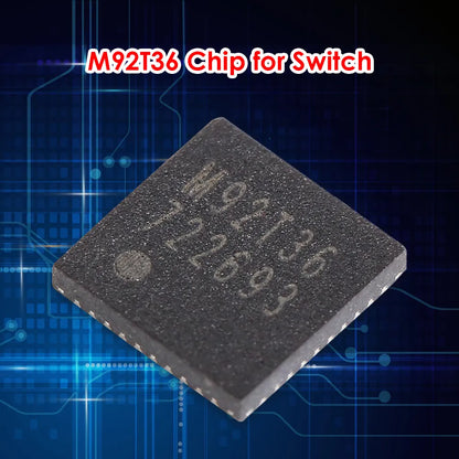 NewBlack M92T36 Charge Power Control IC Chip Replacementfor Nintendo Switch