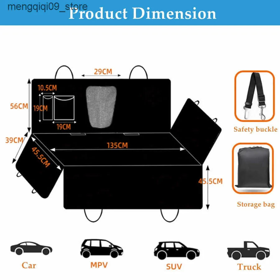 Nouvelles housses de siège auto pour chien adaptées au siège pour chien Tesla Model 3 Model Y 20-24