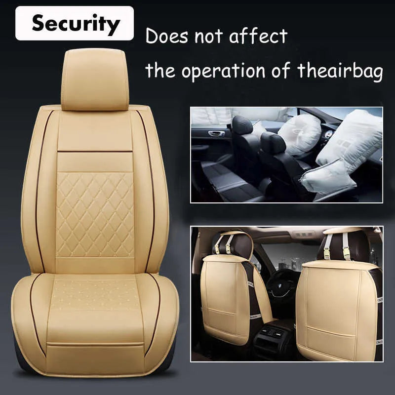 New New 1 Seat Waterproof Car Seat Cover Universal Leather Auto Front Seat