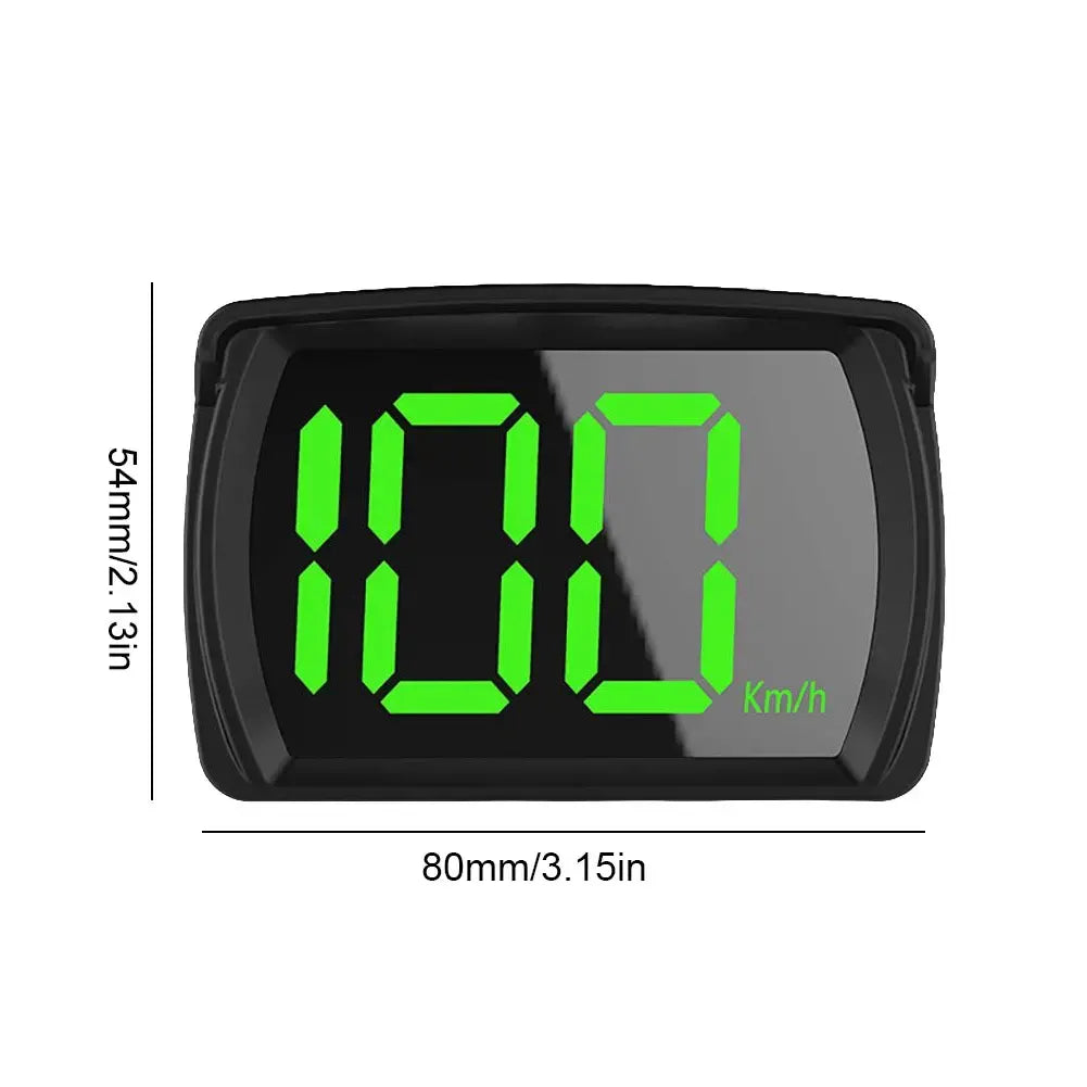 5-1 Stuks Hud Head-Up Display Dual Chips Gps Auto Snelheidsmeter Hd Lcd-Dis