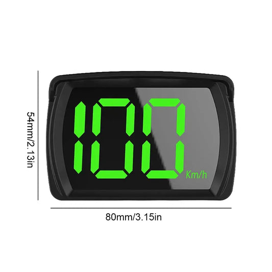 5-1 Stuks Hud Head-Up Display Dual Chips Gps Auto Snelheidsmeter Hd Lcd-Dis