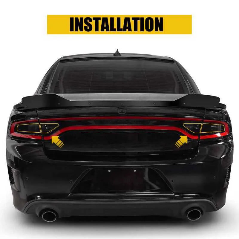 New New Car Tail Light Tint Overlays Sticker Auto Rear Lamp Vinyl Decal Dar