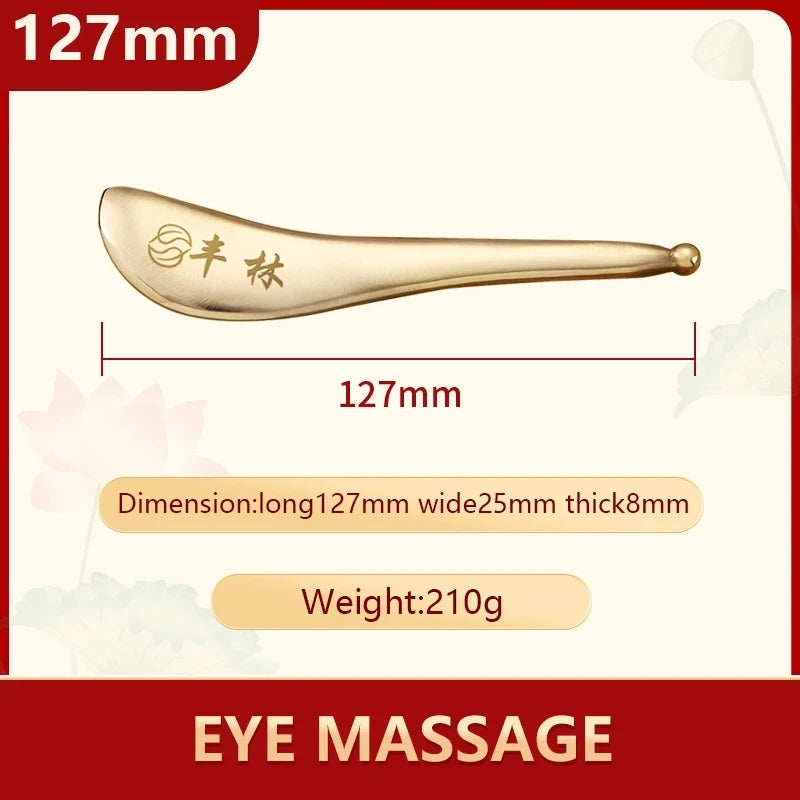 PC face massage tool gua sha facial beauty tool  eye instrument brass scrap