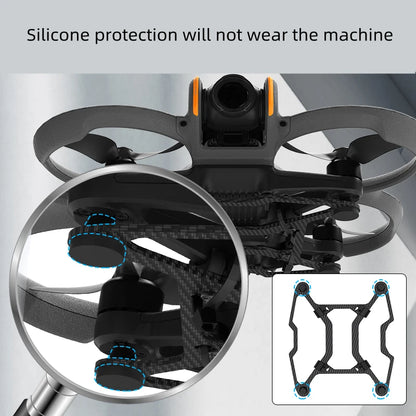 DJI AVATA 2 Bottom Protection Plate Carbon Fiber Lightweight Protection Collision Bumper Drone Accessories