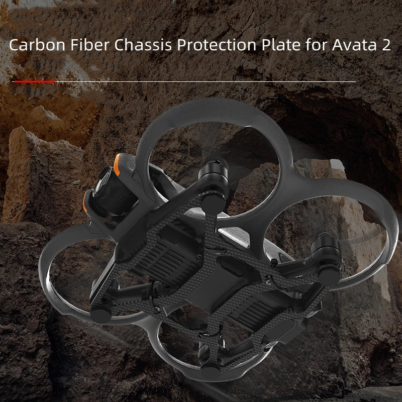 DJI AVATA 2 Bottom Protection Plate Carbon Fiber Lightweight Protection Collision Bumper Drone Accessories