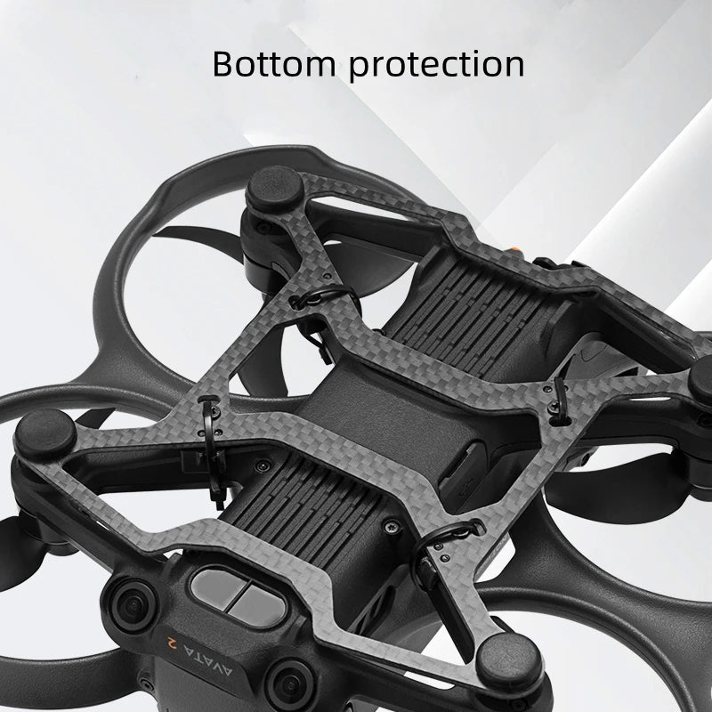 DJI AVATA 2 Bottom Protection Plate Carbon Fiber Lightweight Protection Collision Bumper Drone Accessories