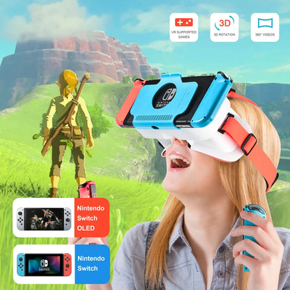 for Nintend Switch LABO VR Glasses Virtual Reality Movies for Switch Game VR Headset Glasses for Switch OLED Games Accessories