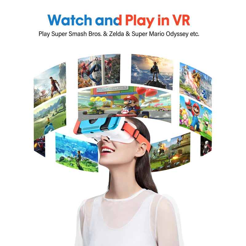 for Nintend Switch LABO VR Glasses Virtual Reality Movies for Switch Game VR Headset Glasses for Switch OLED Games Accessories