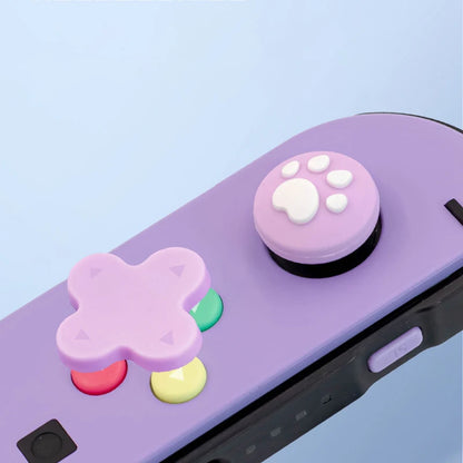 for Nintendo Switch Joystick Button Thumb Stick Grip Cap Protective Cover For Switch  Lite Mini Joy-con Controller Skin Colorful