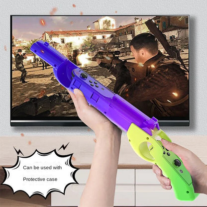 for Nintendo Switch Oled Shooting Game Gun Move Handle Butt Butt Ns Game Console Accessories Switch Gun To Increase Body Feel