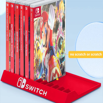 for Nintendo switch oled Desktop card box holder Cassette storage rack Game disc storage bracket stand for NS switch accessories