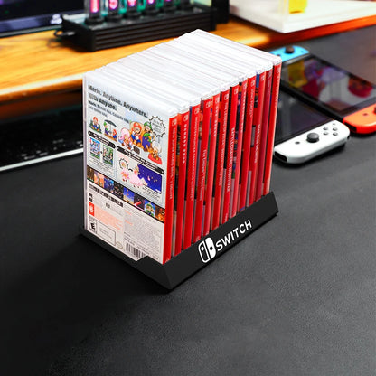 for Nintendo switch oled Desktop card box holder Cassette storage rack Game disc storage bracket stand for NS switch accessories