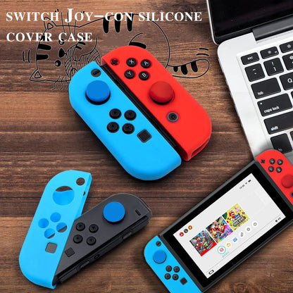 Switch Joycon Case Handle Silicone Case  Ns Switch Controller Protection  Nintendo Switch Oled Replacement Accessories