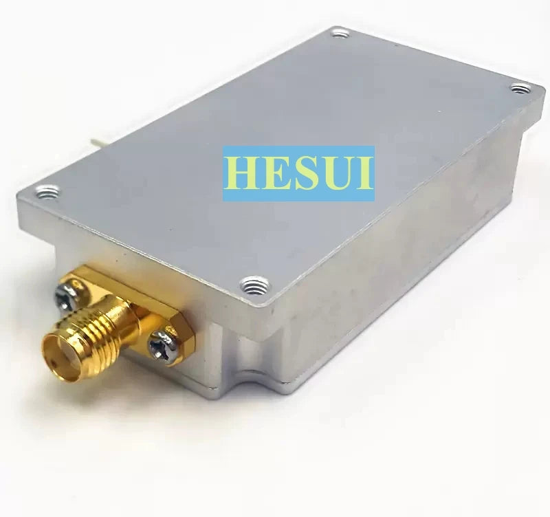 high gain 60dB 300MHz - 4.0GHz 4000MHz RF LNA Amplifier Module Microwave RF low noise Amplifier Module Board CNC shielding case