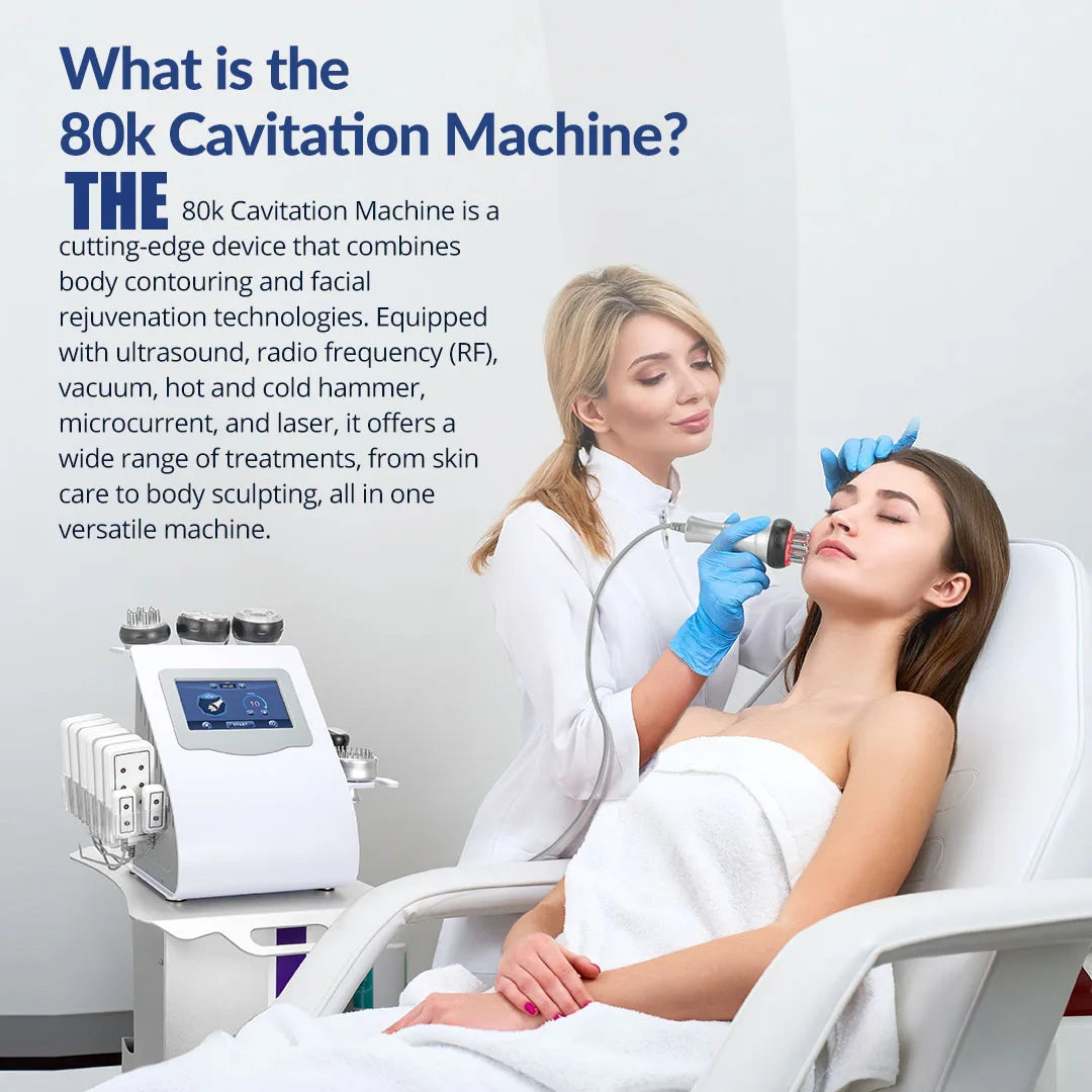 PC mychway 6 In 1 80k Cavitation Machine With Vacuum Radiofrequency For Bod