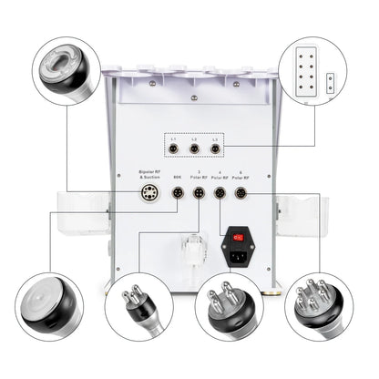 PC mychway new 6 In 1 80k Cavitation Machine With Vacuum Radiofrequency For