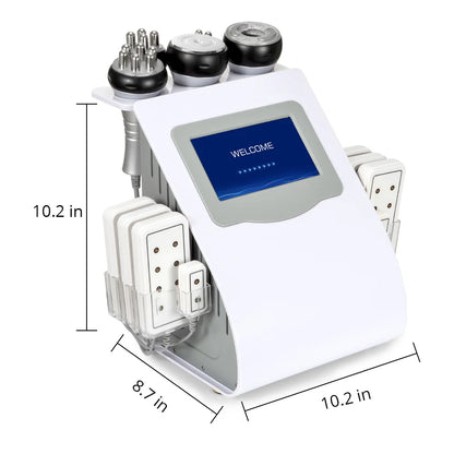 PC mychway new 6 In 1 80k Cavitation Machine With Vacuum Radiofrequency For