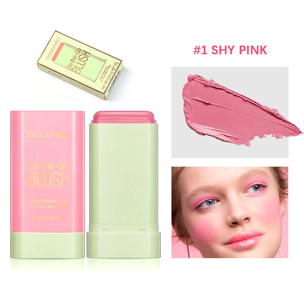 pixiBlush Cosmetic Blush Makeup Products Make Up Blusher Cosmetics Pink Blush in Bar Korean Palette Long lasting Matte Stick