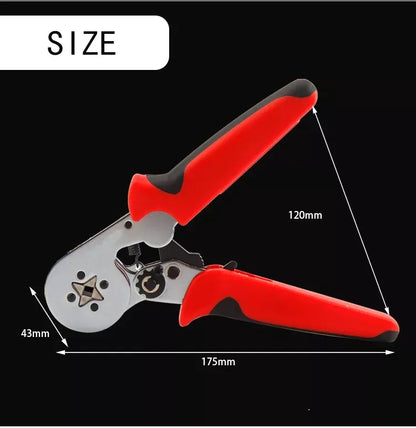 New Tubular Terminal crimping plier electric tube terminals 0.25-6mm2 Crimp