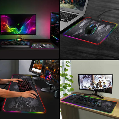 PCGaming Mouse Pad RGB Large Mouse Pad Gamer Big Mouse Mat Computer Mousepa