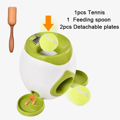 New Dog Interactive Toys Pet Tennis Ball Throwing Fetch Machine Cats FDA Fo