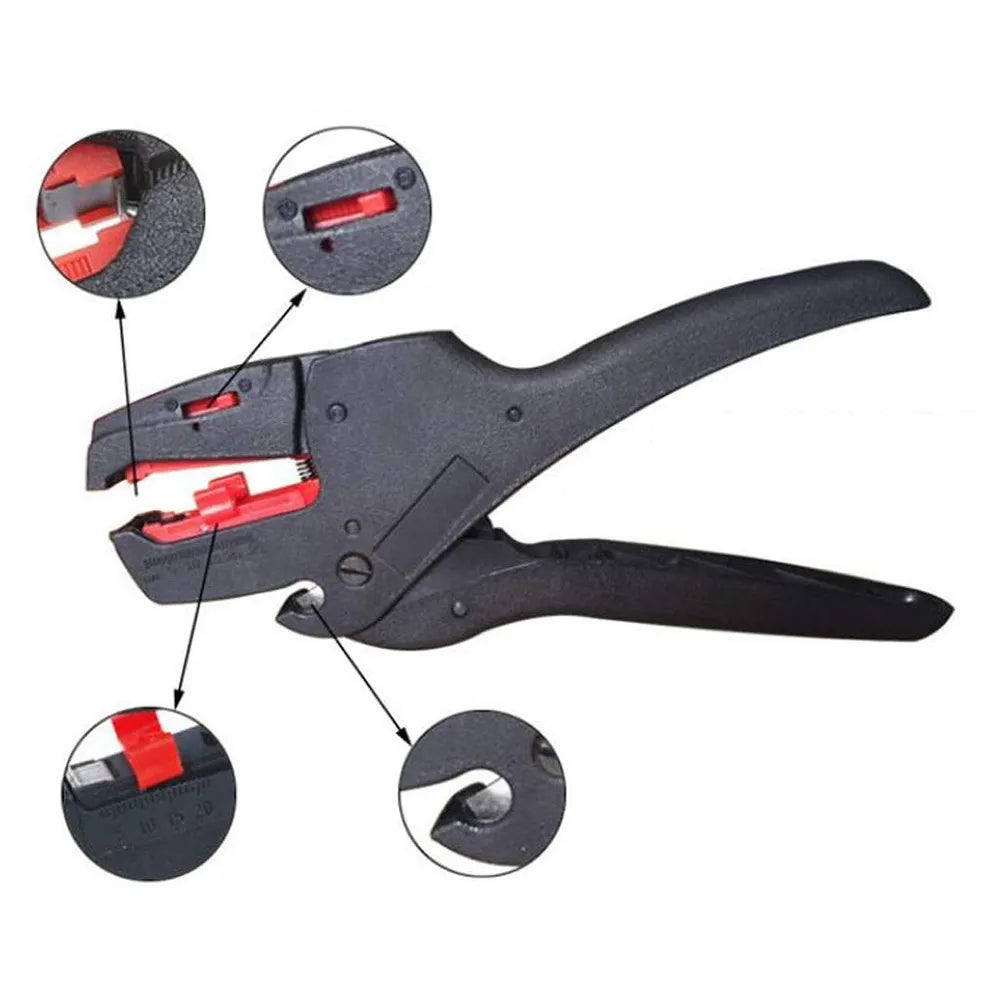 New Self-Adjusting Wire Striper Cutter Stripper Crimper Pliers Crimping Ter