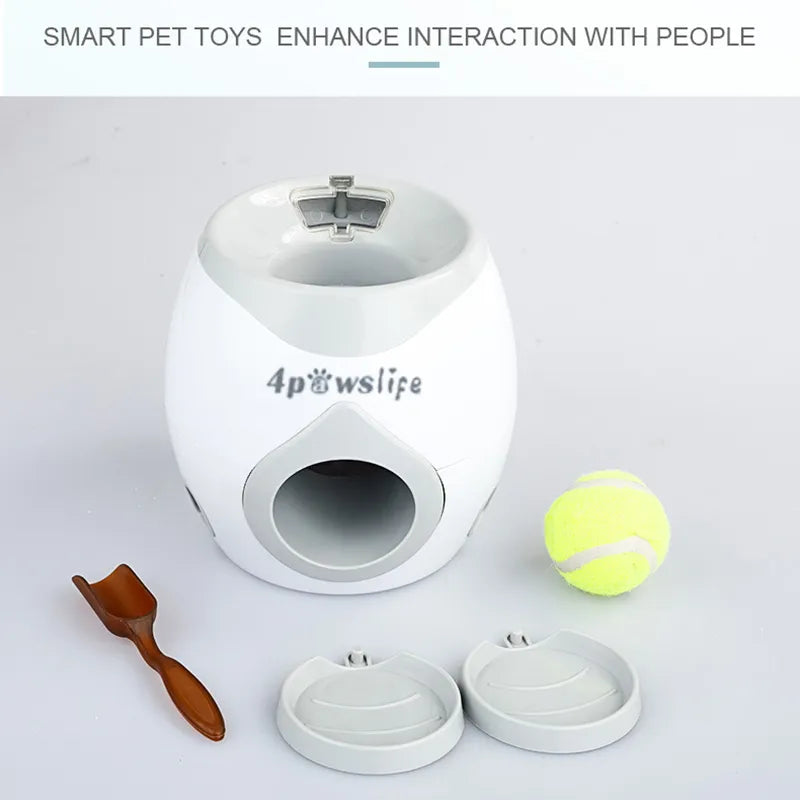 New Dog Interactive Toys Pet Tennis Ball Throwing Fetch Machine Cats FDA Fo