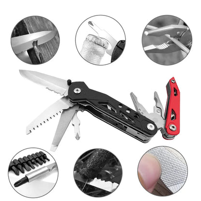 New Folding Cutting Pliers Multitool Knife Wire Cutter Crimping Tool Multi