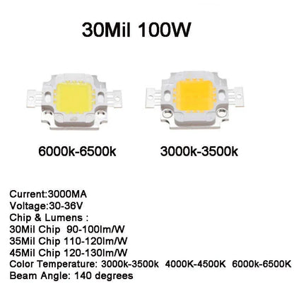 NewLight Beads 10W 20W 30W 50W 70w 80w 100W COB LED light Chip 32-36V COB I