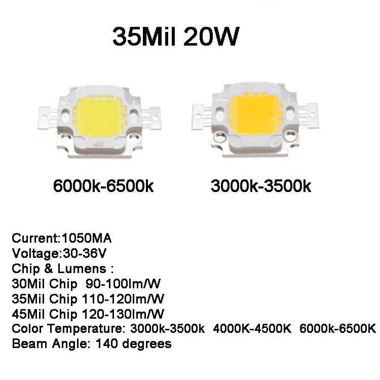 NewLight Beads 10W 20W 30W 50W 70w 80w 100W COB LED light Chip 32-36V COB I