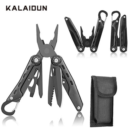 New KALAIDUN Pliers Multitool Wire Stripper Crimping Tool Cable Cutter Fold