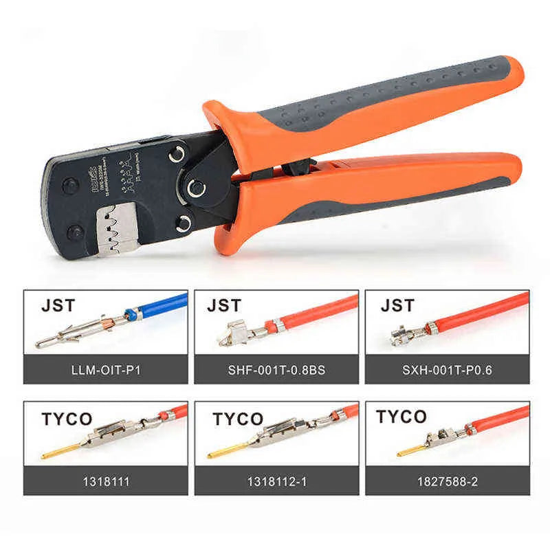 New IWISS IWS-3220 Ratchet Crimping Plier Hand Crimper Tools for Narrow-Pit