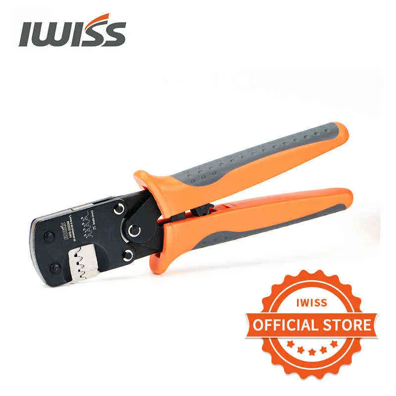 New IWISS IWS-3220 Ratchet Crimping Plier Hand Crimper Tools for Narrow-Pit