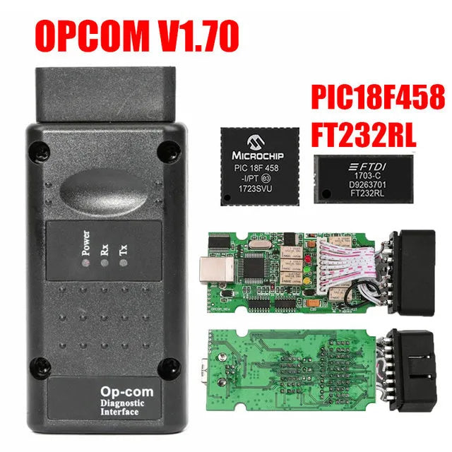 V1.95 OPCOM V1.59 1.65 OP COM V1.70 V1.78 Tool For Opel OBD2 OP-COM High Sp