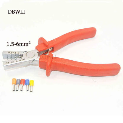 New Small Crimper Pliers 0.25-35mm Germany Style Electrical Bootlace Termin