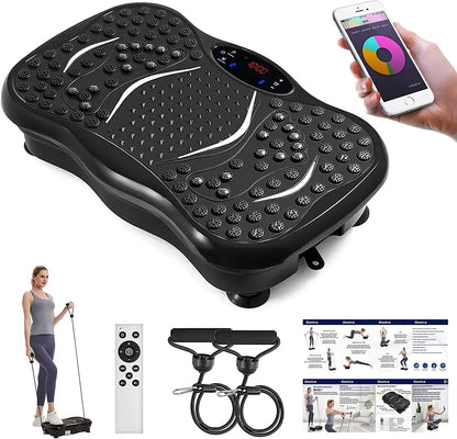 PC vibration plate vibrating platm with magnetic therapy exercise fitness