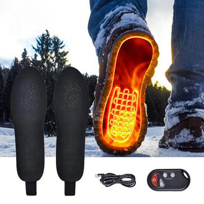 PC winter Heated Insoles Battery Rechargeable Heating Insoles Heated Insole